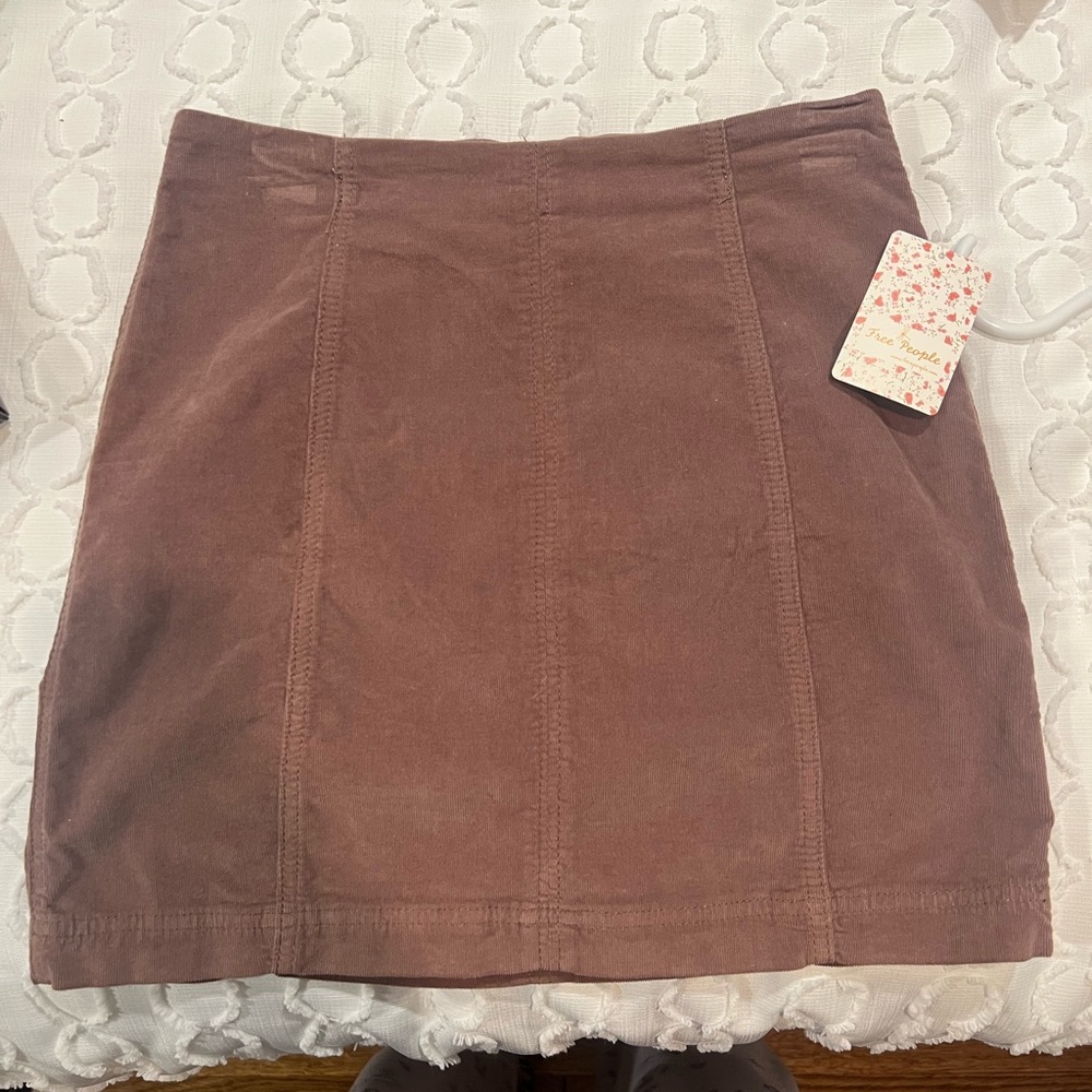 Free People corduroy skirt size 6 NWT